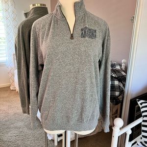 NAU alum 3/4 zip sweatshirt